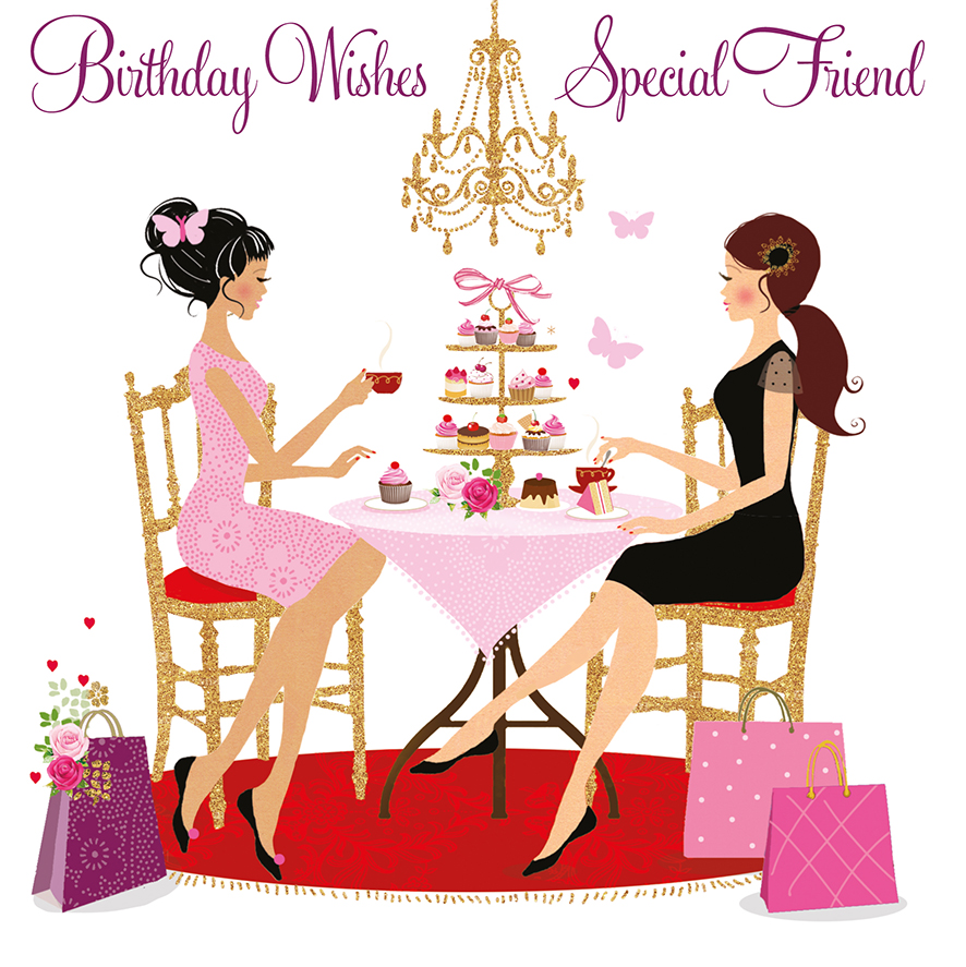 Afternoon Tea Birthday Card