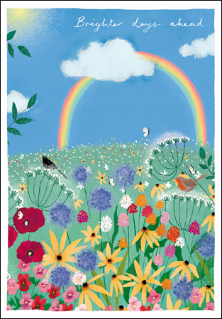 Rainbow Thinking of You Card