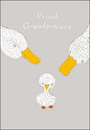 Duckling New Grandparents Card