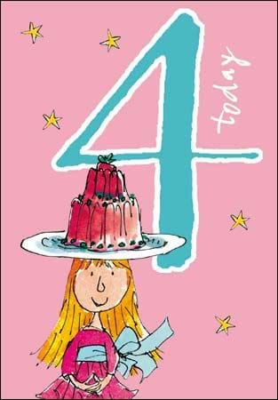 Jelly 4th Birthday Card