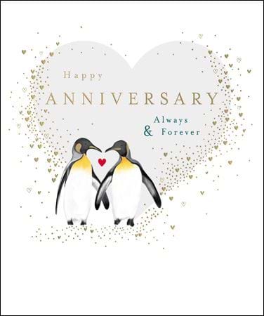 Penguin Anniversary Card