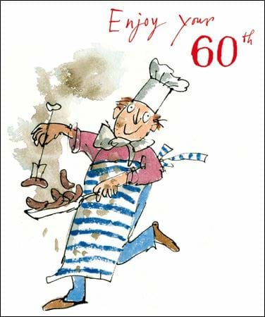 Chef 60th Birthday Card