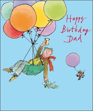 Quentin Blake Dad Birthday Card