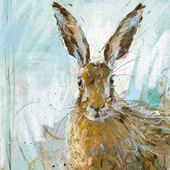 Brown Hare Greeting Card
