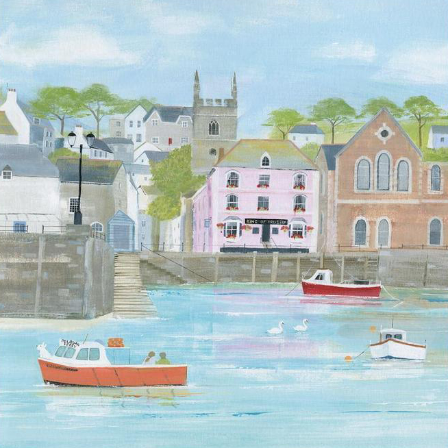 Fowey Greeting Card
