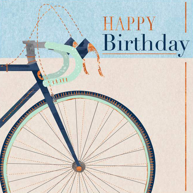 Bike Birthday Card