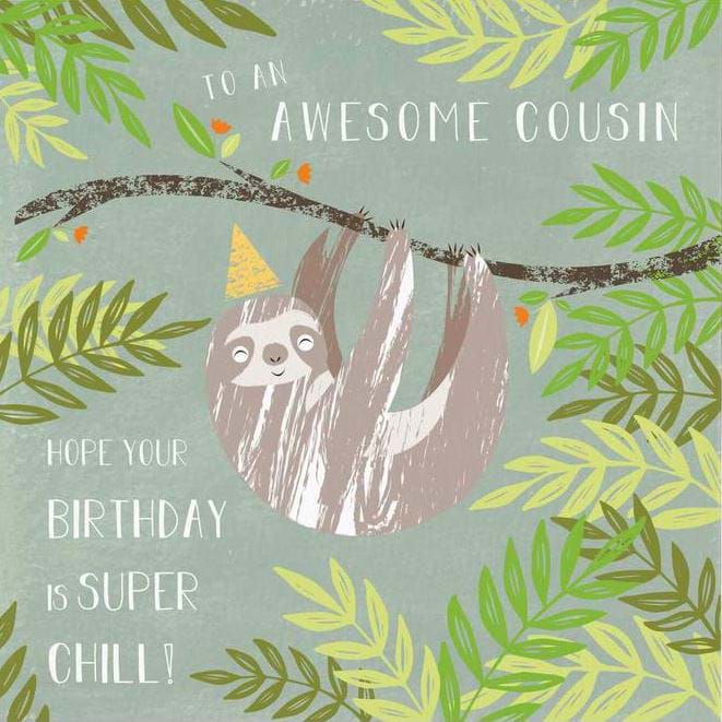 Chill Cousin Birthday Card