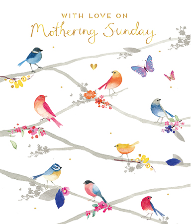 Birds on Branches Mother's Day Card