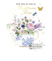 Floral Teapot Mother's Day Card