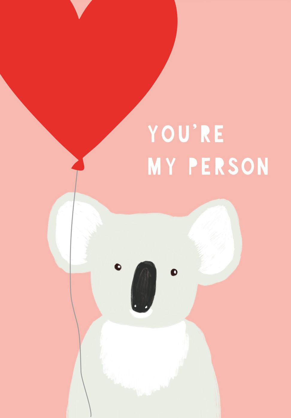 Koala Heart Greeting Card