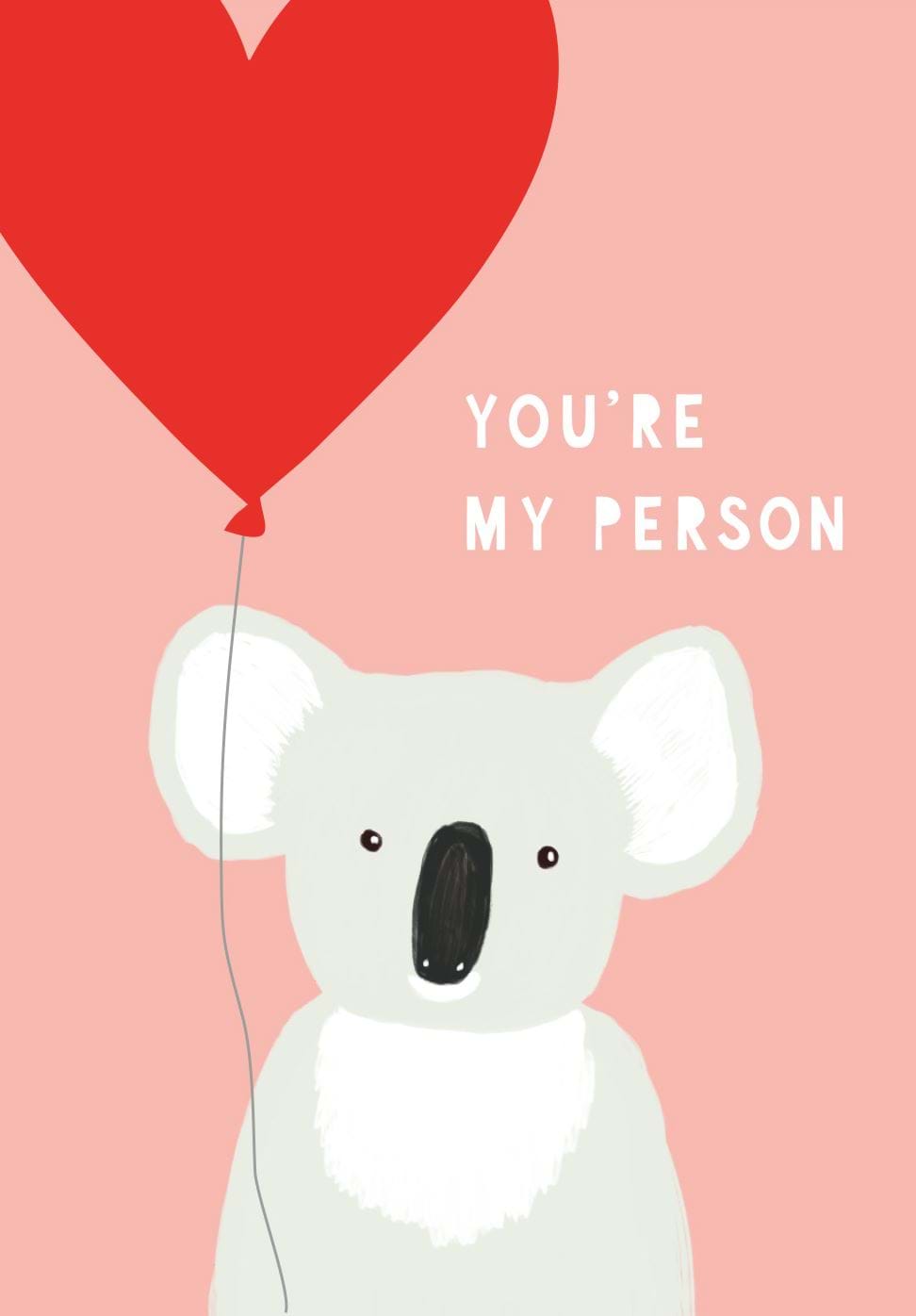 Koala Heart Greeting Card