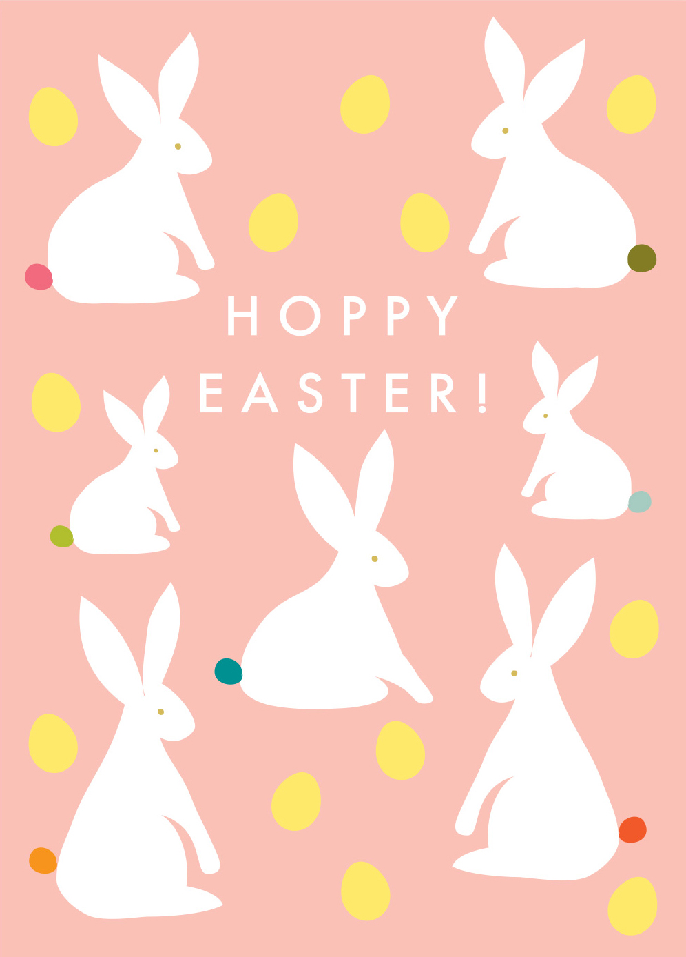 Hoppy Easter Card Pack (5)