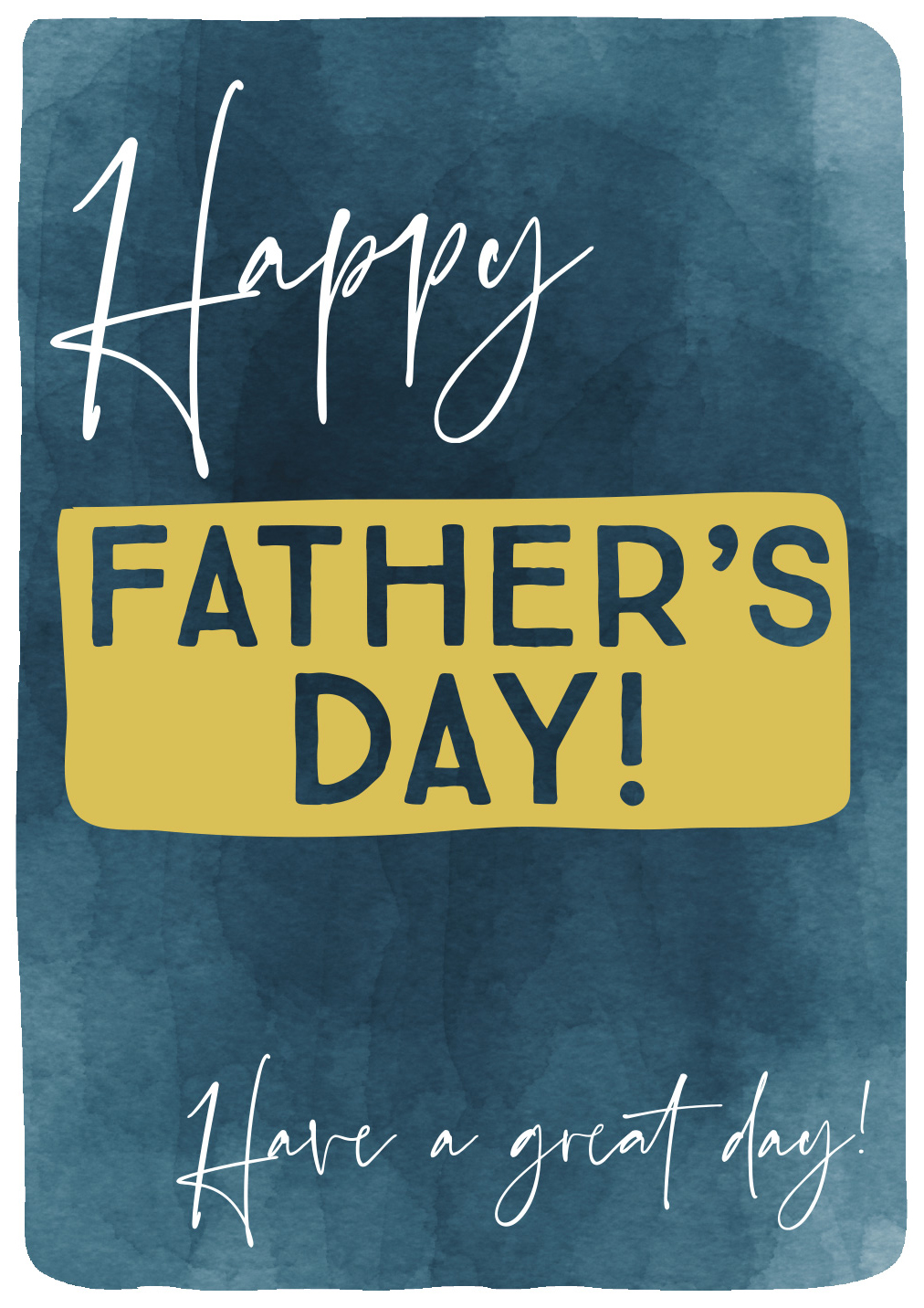 Blue Father's Day CaRD