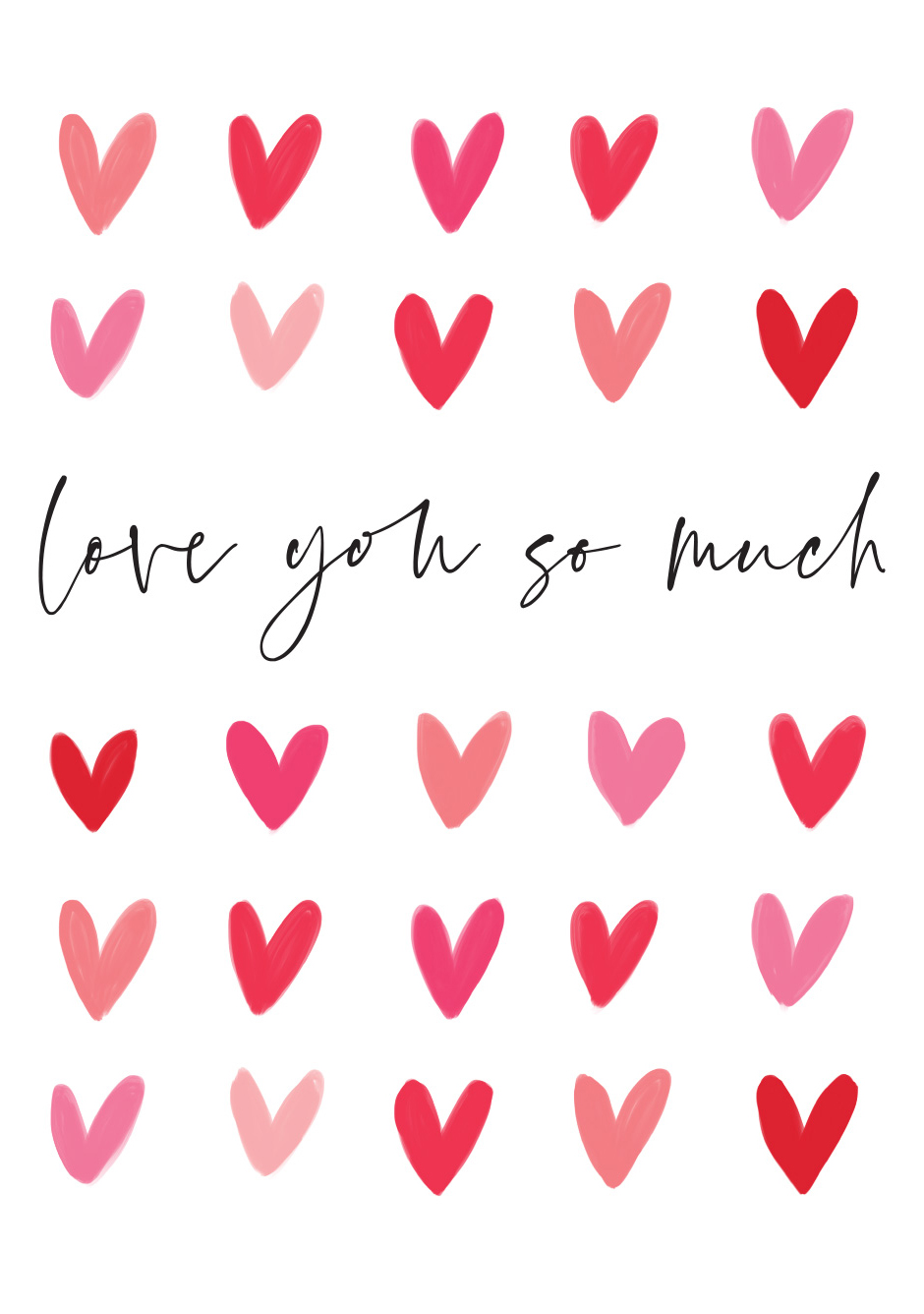 Little Hearts Greeting Card