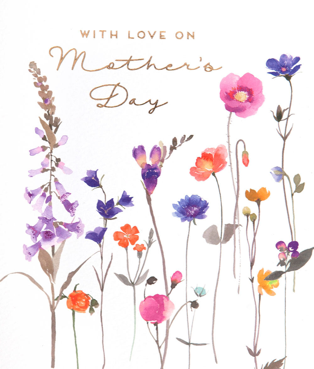 Wildflower Meadow Mother's Day Card