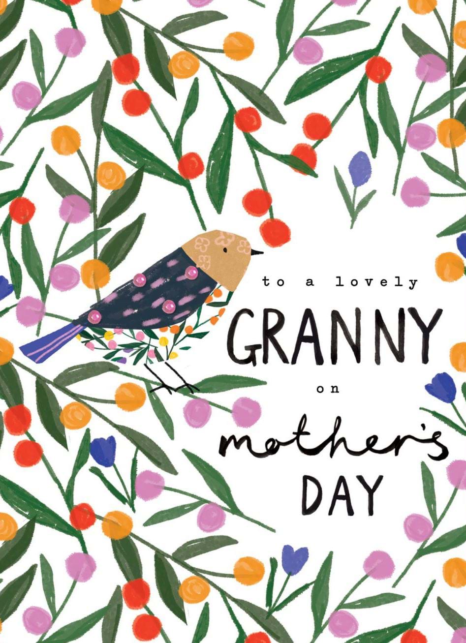 Birds Granny Mother's Day Card