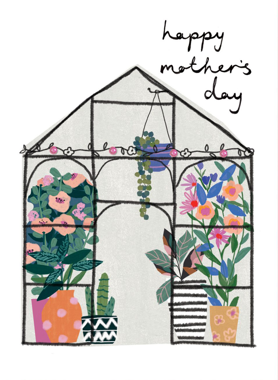 Greenhouse Mother's Day Card