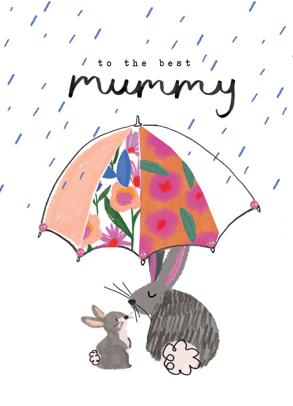 Bunny Mummy Mother's Day Card