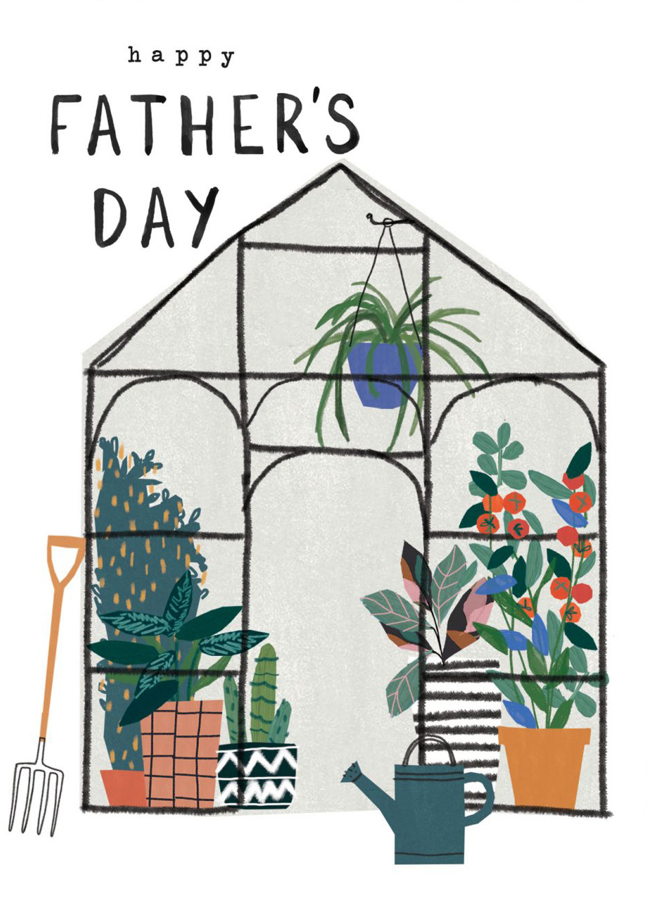 Green House Father's Day Card