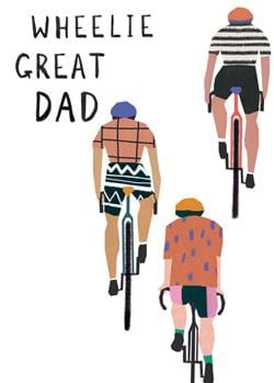 Wheelie Great Father's Day Card