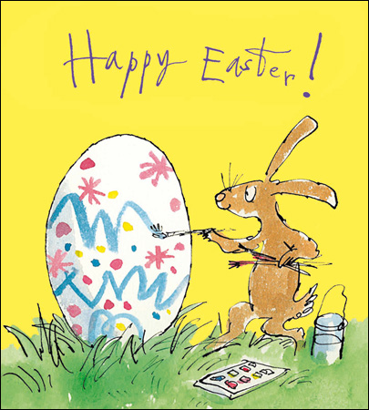 Egg Painting Easter Card