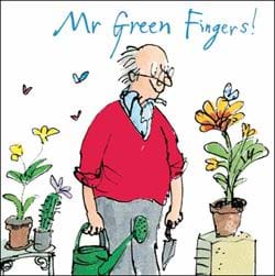 Green Fingers Father's Day Card
