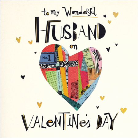 Wonderful Husband Valentines Day Card