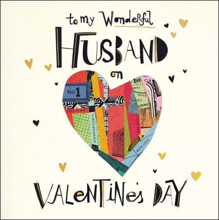 Wonderful Husband Valentines Day Card