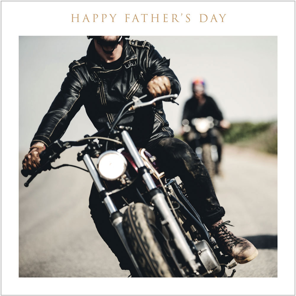 Motorbike Fathers Day Card