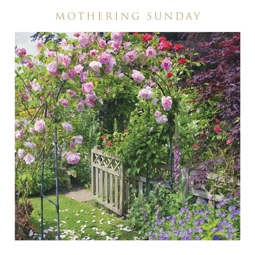 Floral Garden Arch Mothering Sunday Card