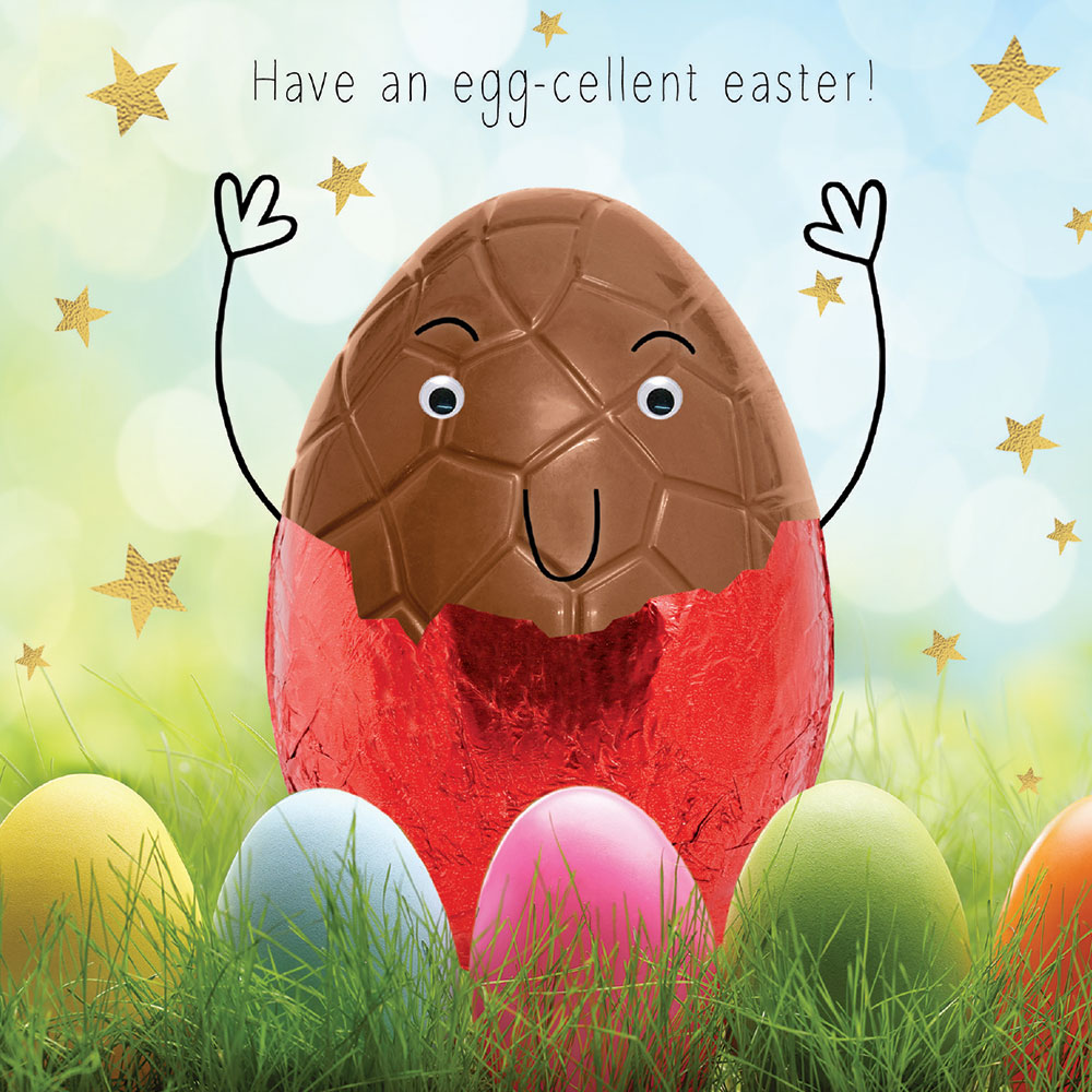 Smiling Egg Easter Card