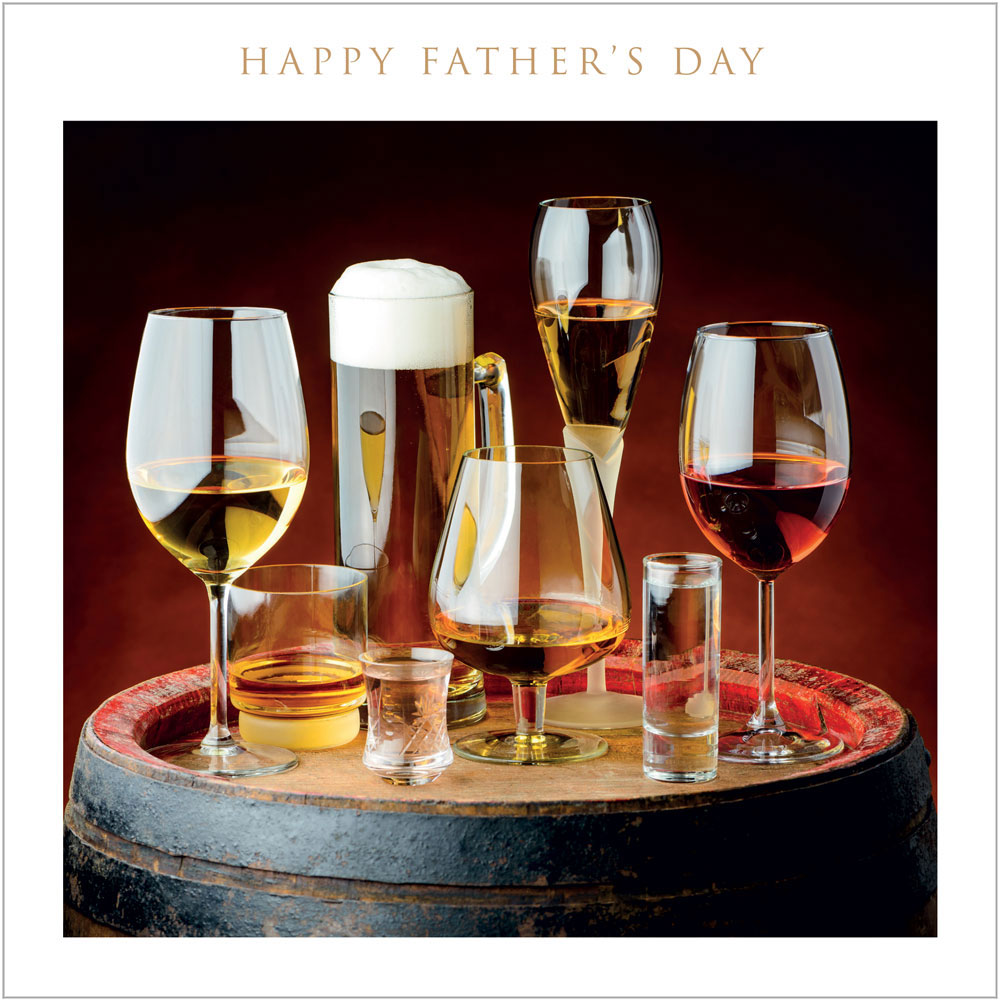 Drink Selection Fathers Day Card