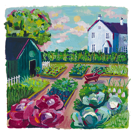 Green Fingers Greeting Card