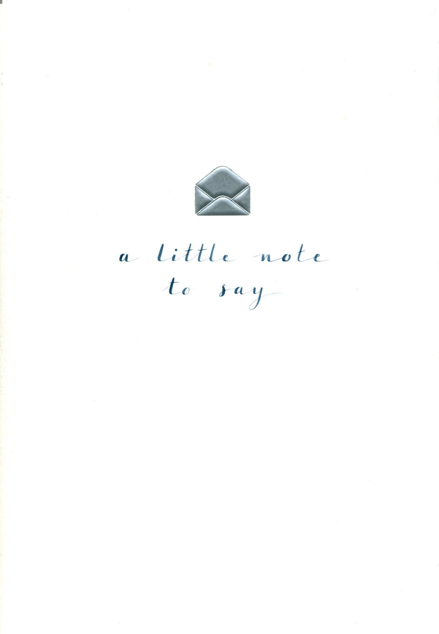 A Little Note to Say Greeting Card