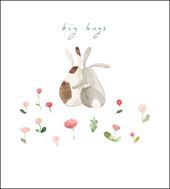 Bunny Big Hugs Greeting Card