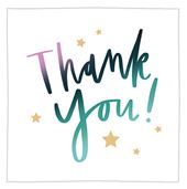 Colourful Thank you Card