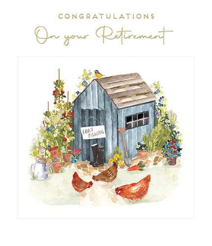 Garden Shed Retirement Card