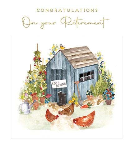 Garden Shed Retirement Card