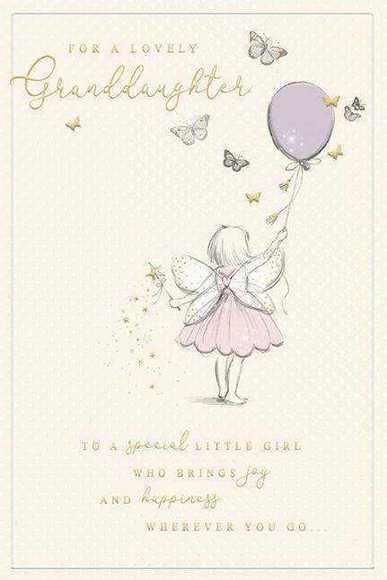 Special Girl Granddaughter Birthday Card
