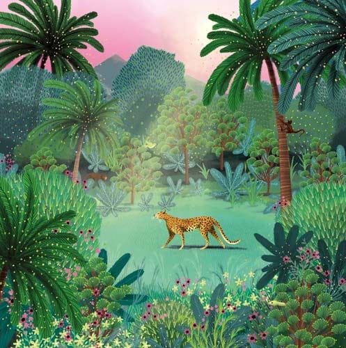 Leopard in the Jungle Greeting Card
