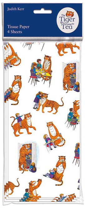The Tiger Who Came To Tea Tissue Paper 4 sheets