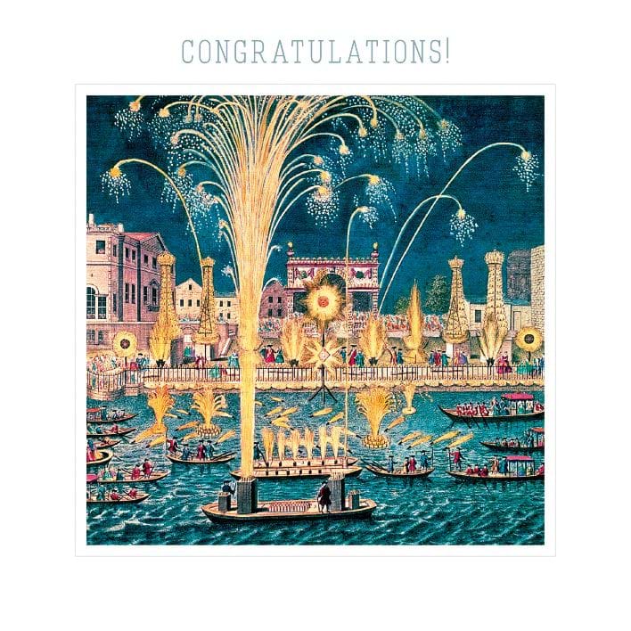 Fireworks Congratulations Card