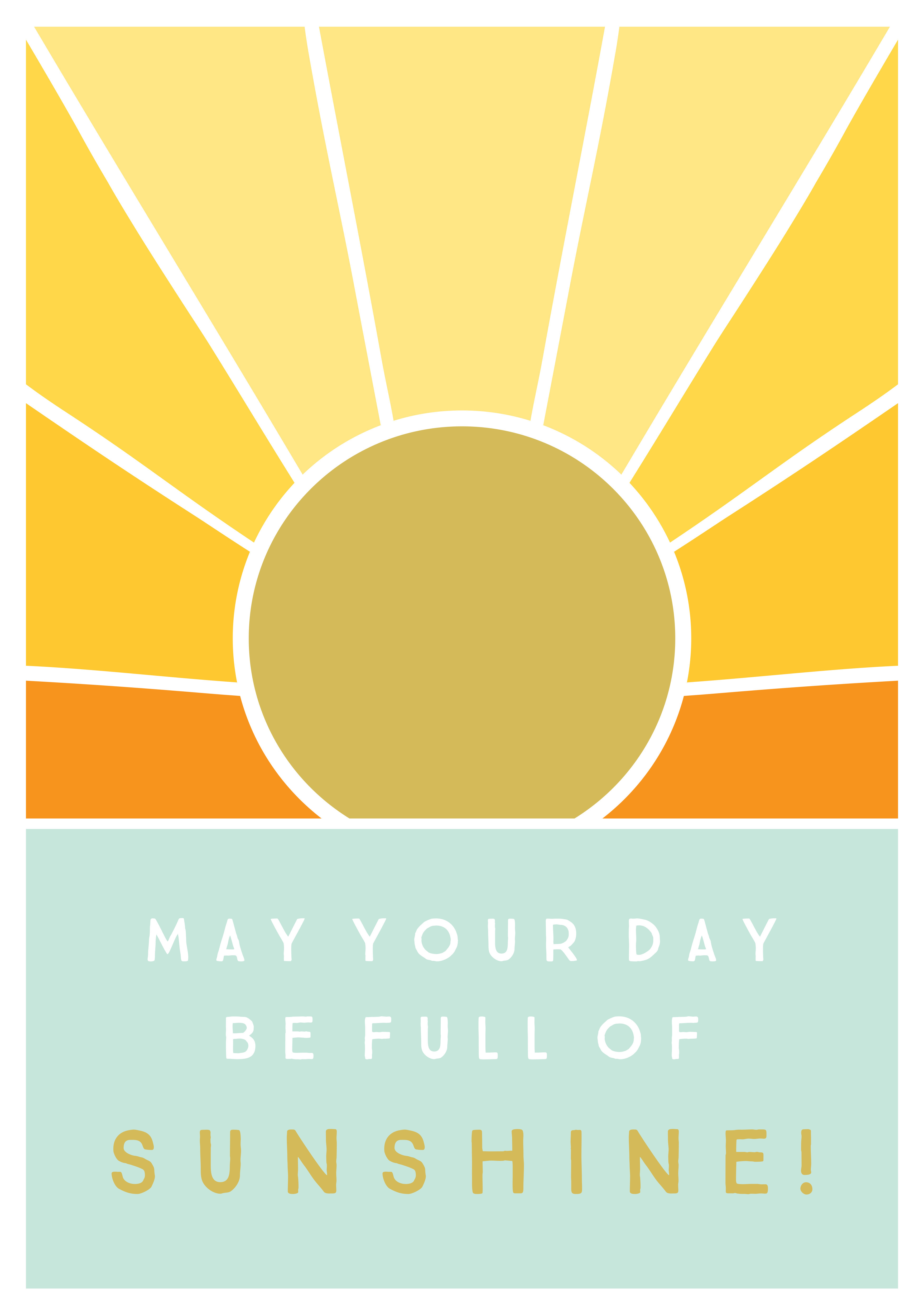 Ray of Sunshine Birthday Card