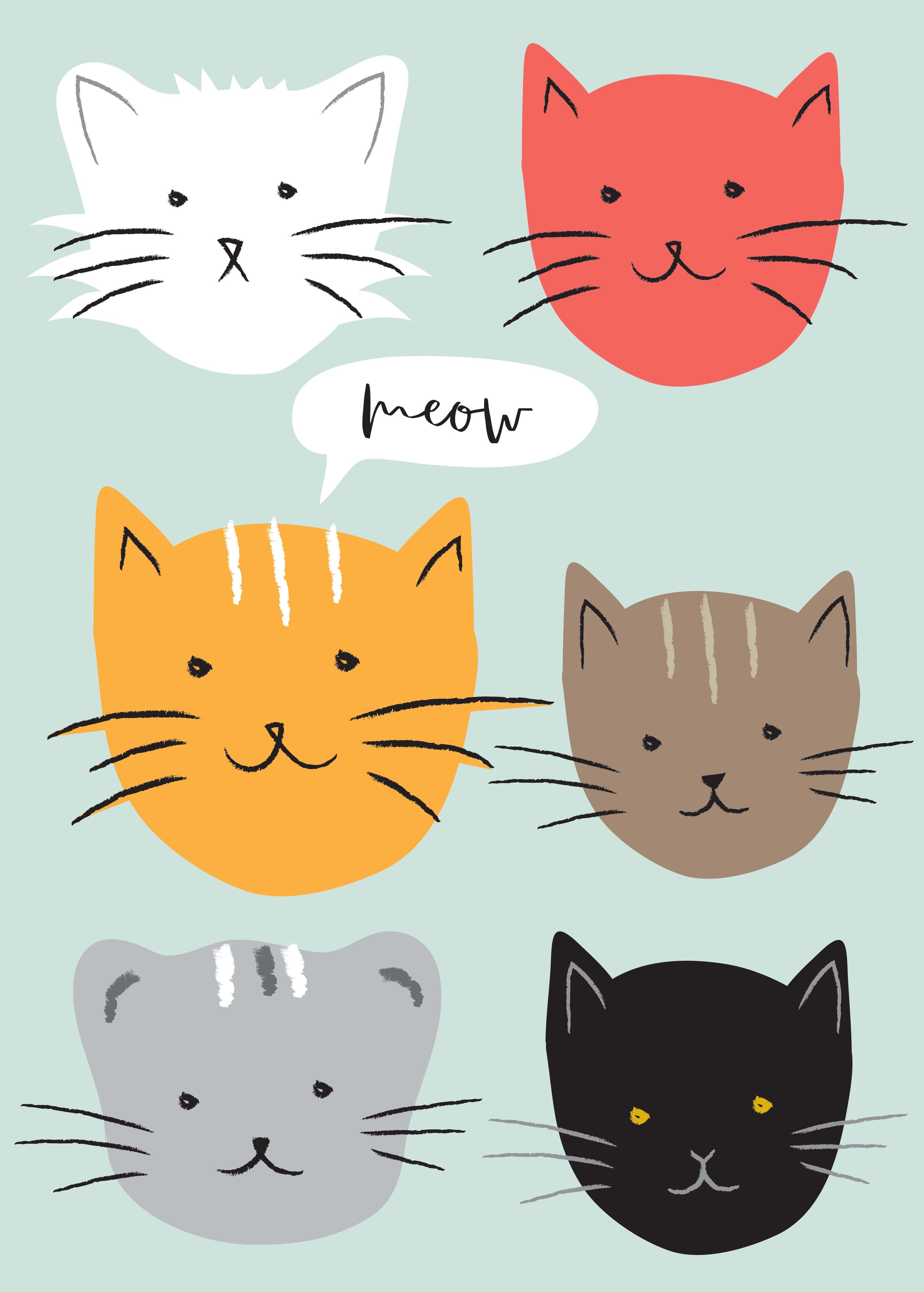 Cats Notecard Pack (8)
