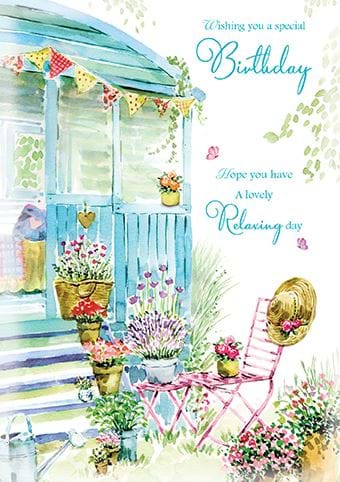 Relaxing Day Birthday Card