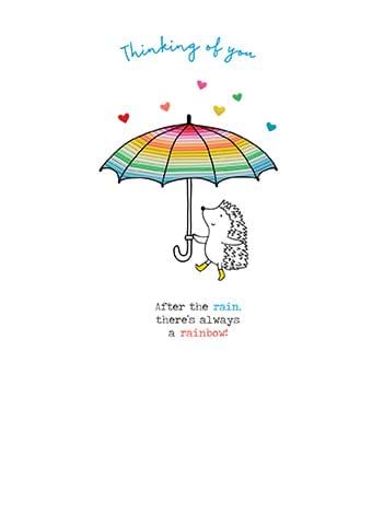 Always a Rainbow Thinking of you Card