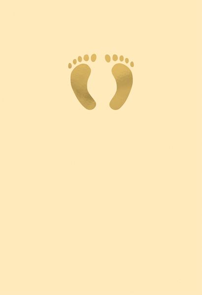 Yellow Toes New Baby Card