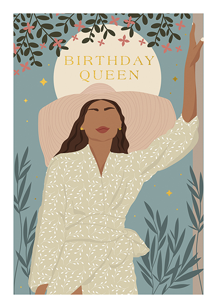Queen Birthday Card