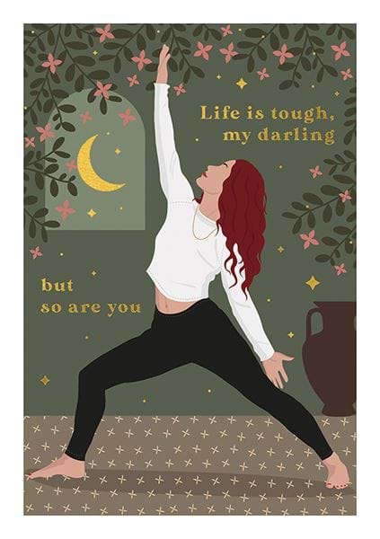 You Are Tough Greeting Card