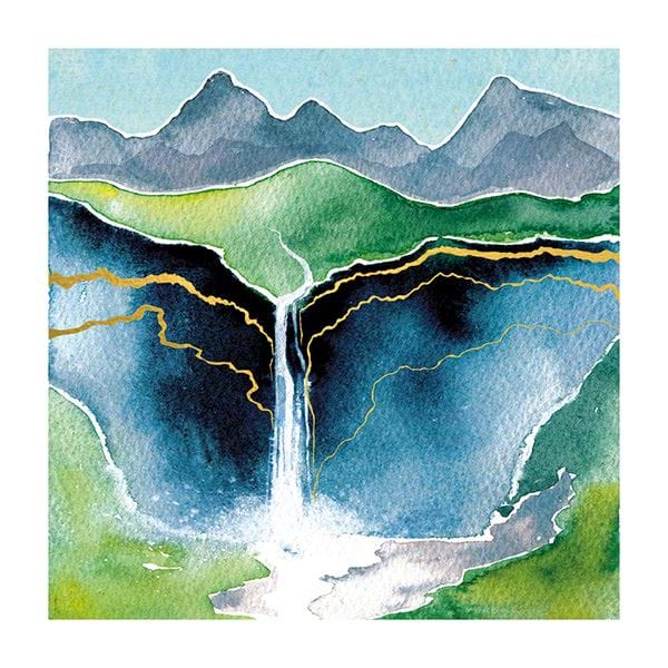 Waterfall Greeting Card